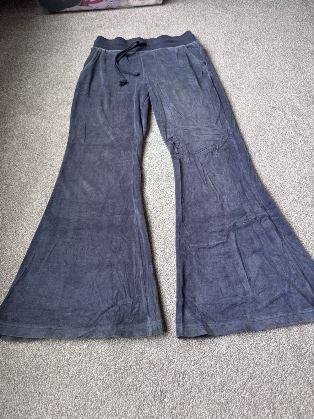 aerie Blue Gray Wide Leg Pants